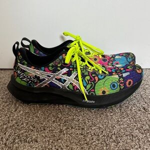 ASICS Multicolor Sneakers with Neon Accents